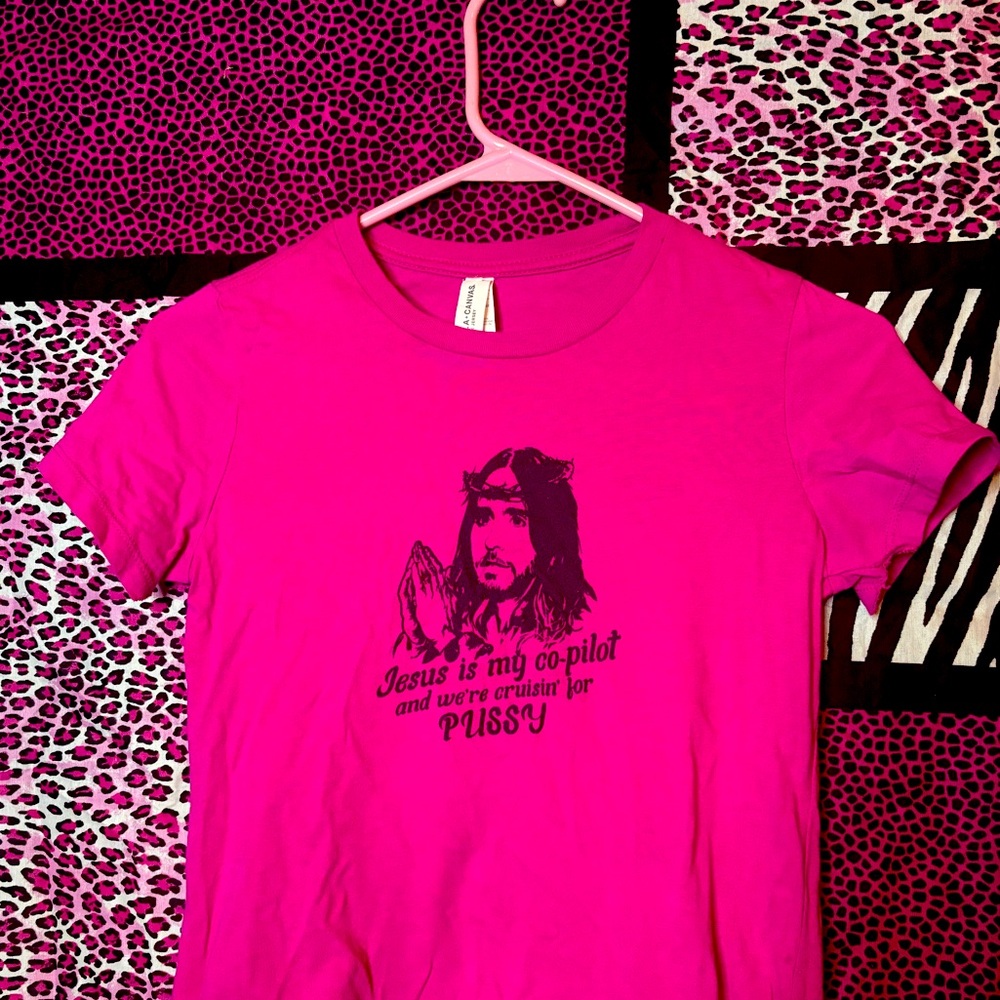 Jesus is copilot cropped T$hirt <333